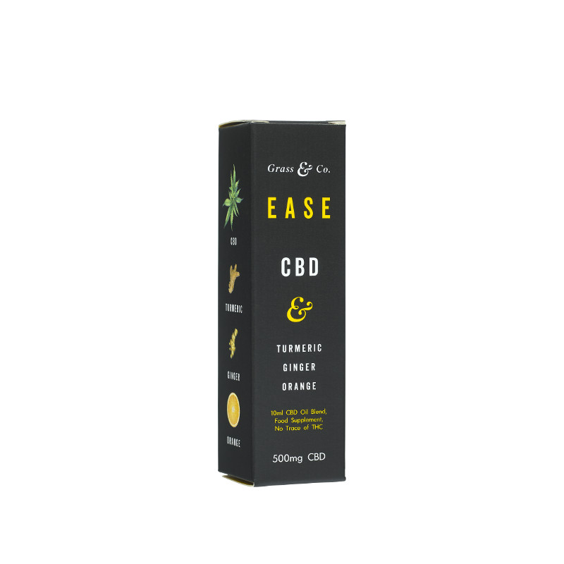Grass & CO Ease CBD oil packaging