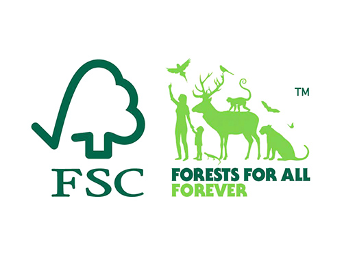FSC Forest for All Forever logos